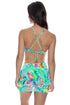 Luli Fama Carribean Fantasy Scrunched Up Mini Skirt